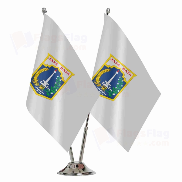 Jakarta 2 Table Flags