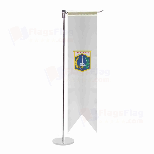 Jakarta L Table Flag