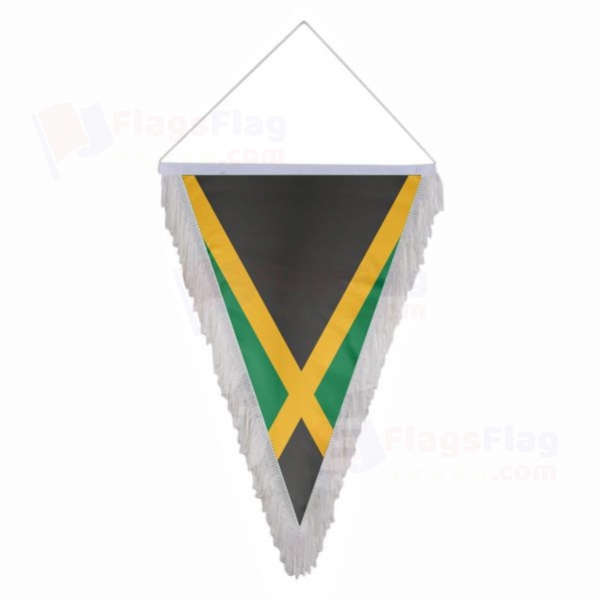 Jamaica Triangle Fringed Streamers