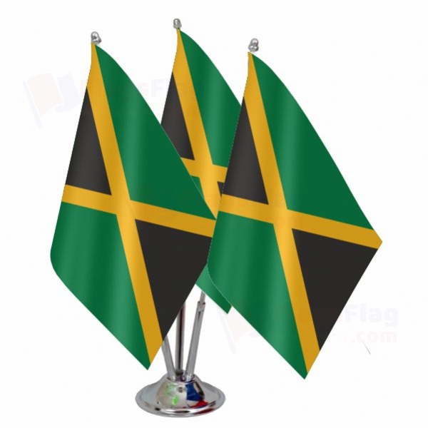 Jamaica Triple Table Flag