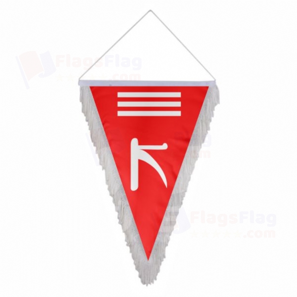 Jammu and Kashmir Triangle Fringed Streamers