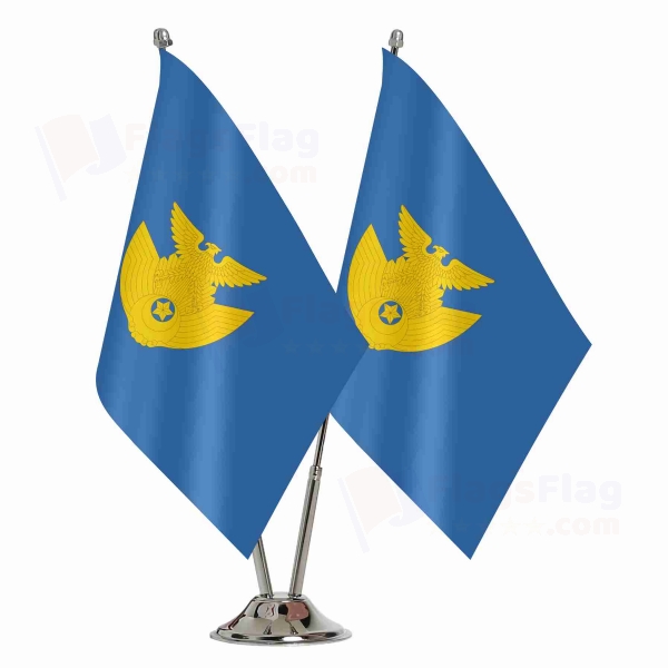 Japan Air Self Defense Force 2 Table Flags