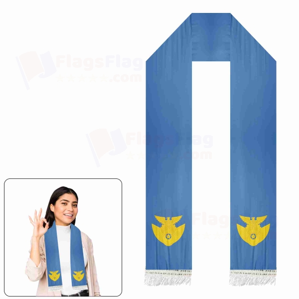 Japan Air Self Defense Force Scarf Digital Printing