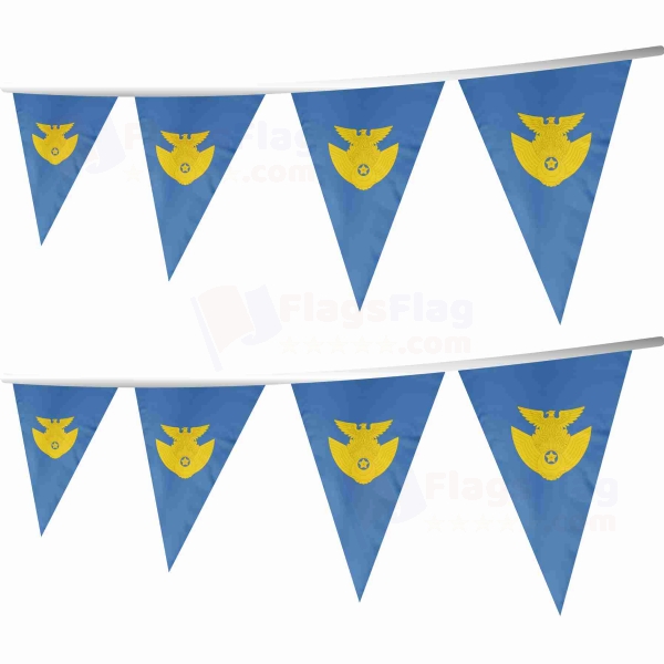 Japan Air Self Defense Force Stringed Triangle Flag