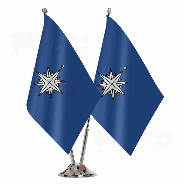 Japan Coast Guard Binary Table Flag