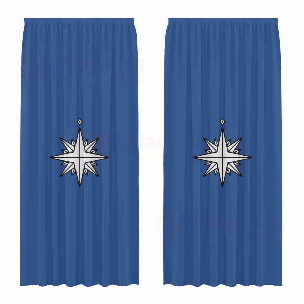 Japan Coast Guard Digital Printed Curtains