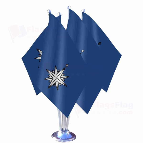 Japan Coast Guard Quadruple Table Flag