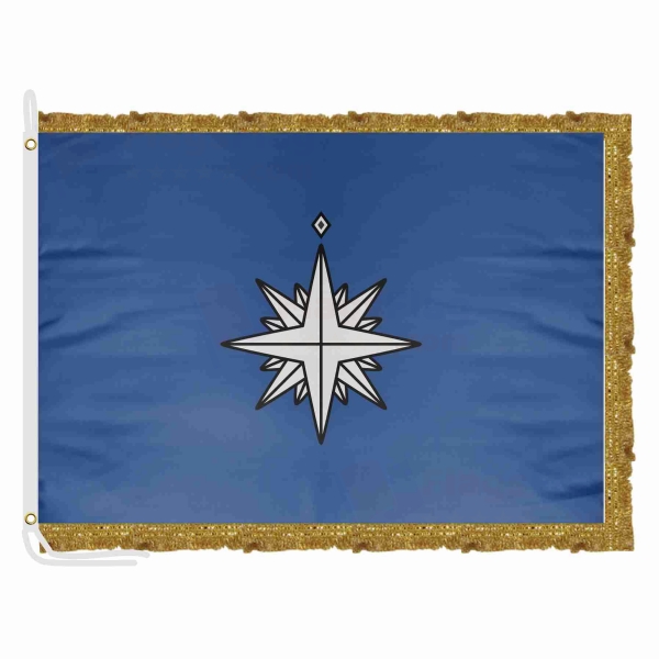 Japan Coast Guard Satin Office Flag