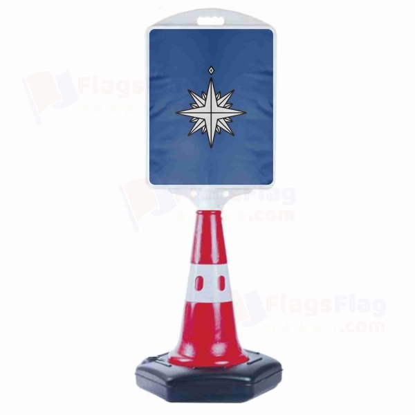 Japan Coast Guard Small Size Road Bollard