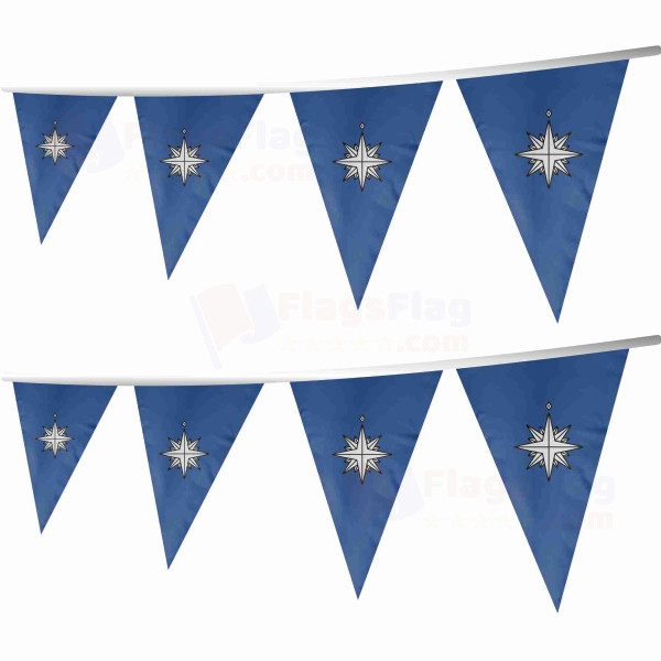 Japan Coast Guard Stringed Triangle Flag