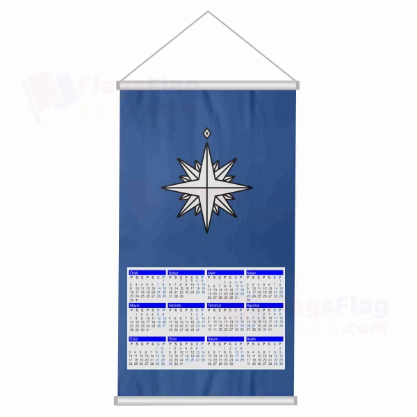 Japan Coast Guard Woven Fabric Digital Printing Calendar