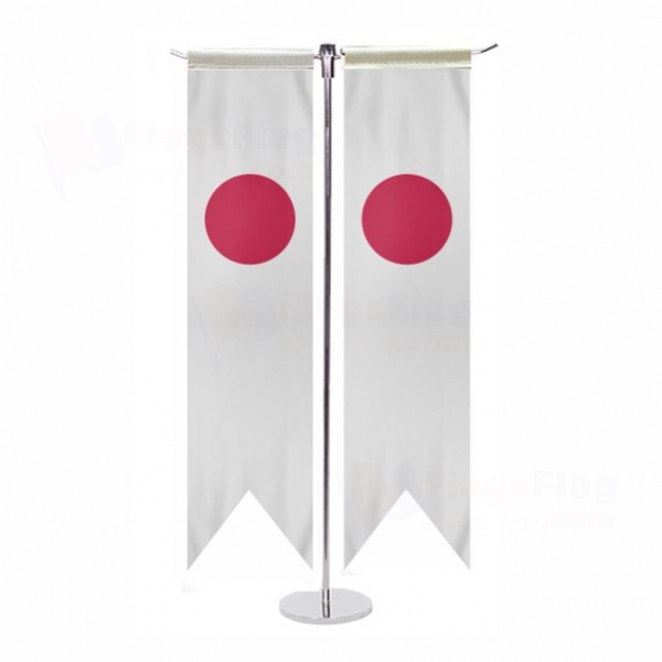 Japan T Table Flags
