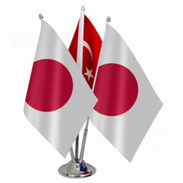 Japan Triple Table Flag