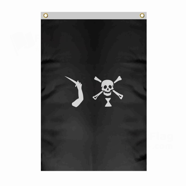 Jeremiah Cocklynn Large Size Flag Hanging on Building