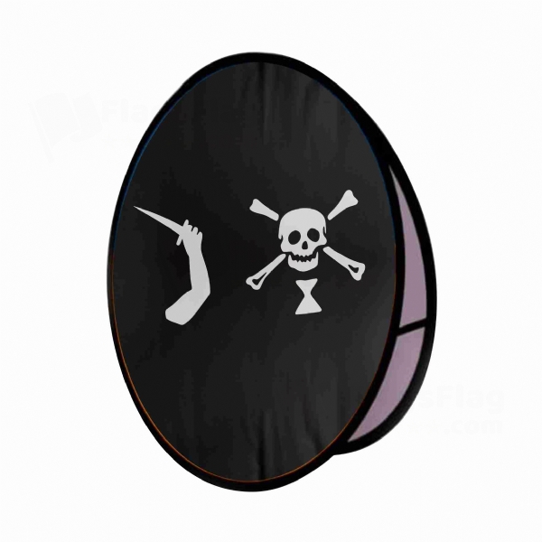 Jeremiah Cocklynn Round Cloth Banner Display Stands