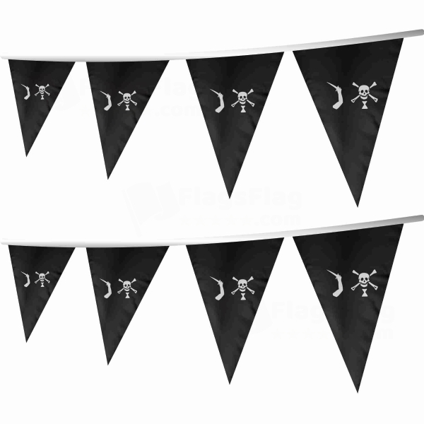 Jeremiah Cocklynn Stringed Triangle Flag