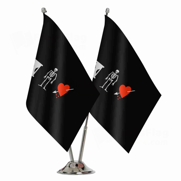 John Phillips Pirate Binary Table Flag