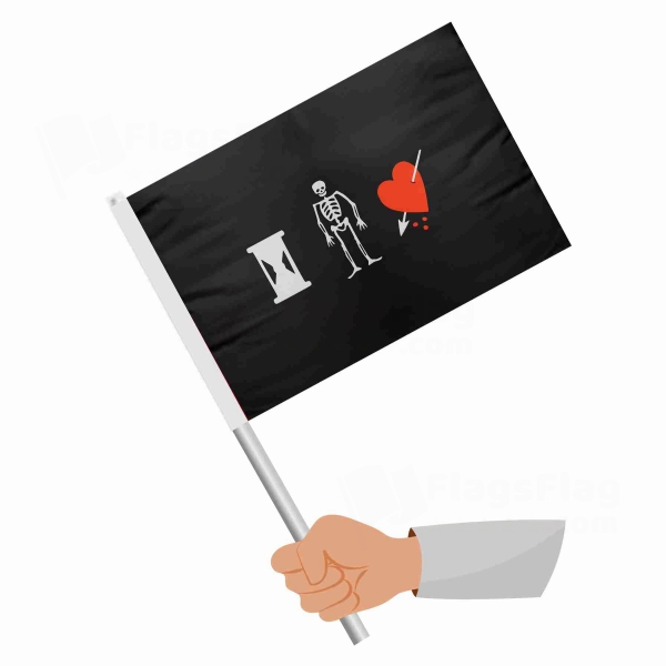 John Phillips Pirate Stick Flag