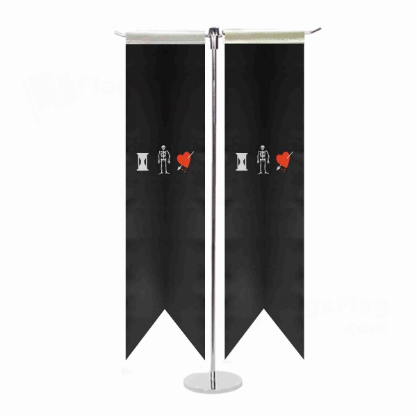 John Phillips Pirate T Table Flag