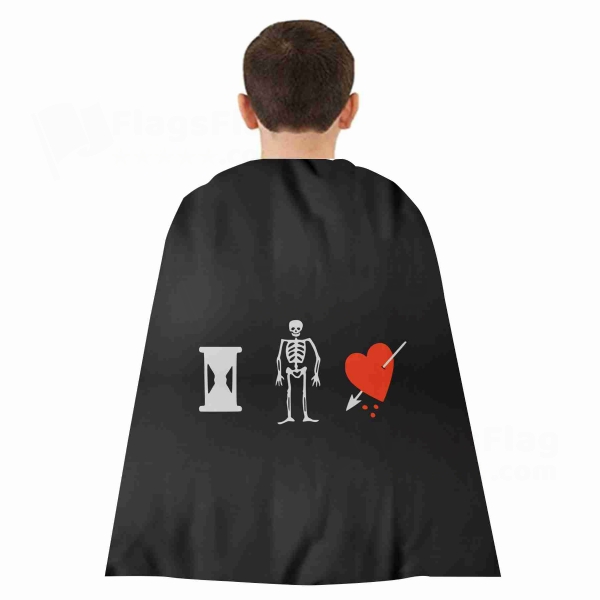 John Phillips Pirate Woven Fabric Cloak Digital Printing