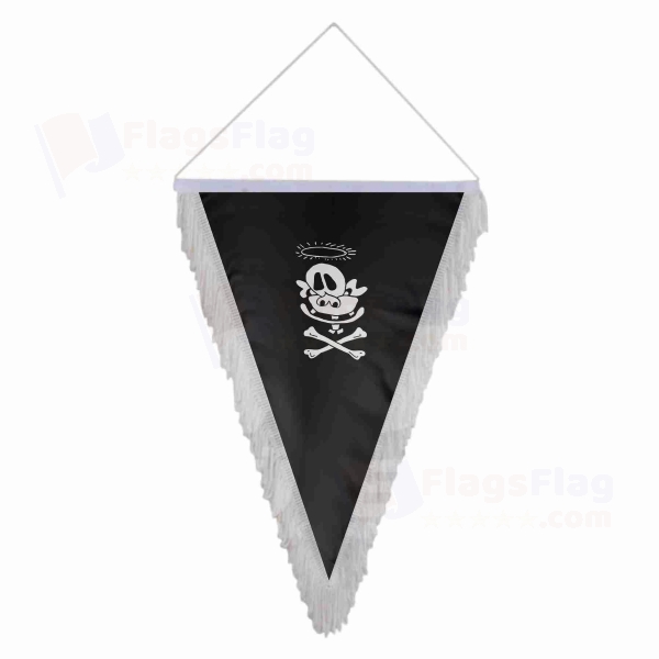 Jolly Okkie Triangle Fringed Streamers