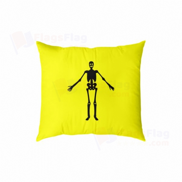 Jolly Roger described by William Betagh Digital Printed Pillow Cover
