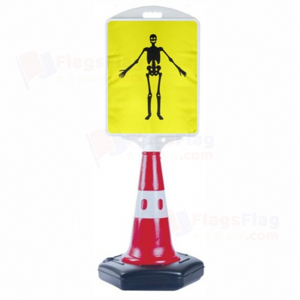Jolly Roger described by William Betagh Small Size Road Bollard