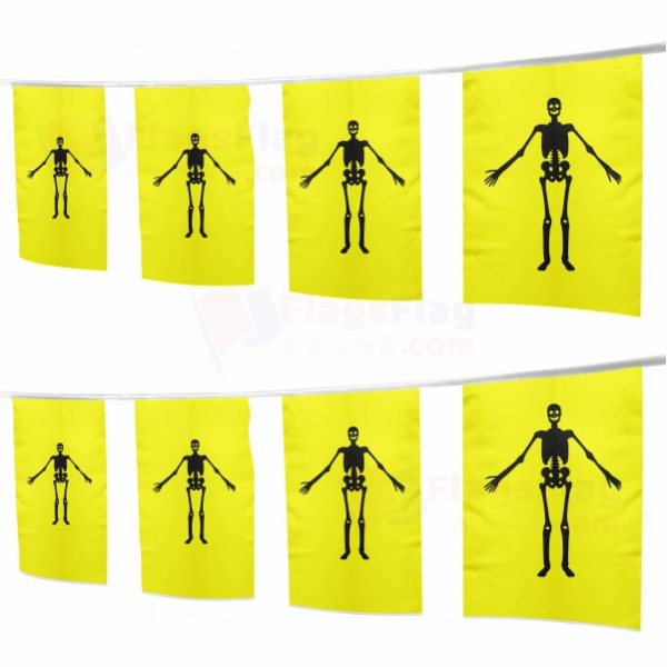 Jolly Roger described by William Betagh Square String Flags