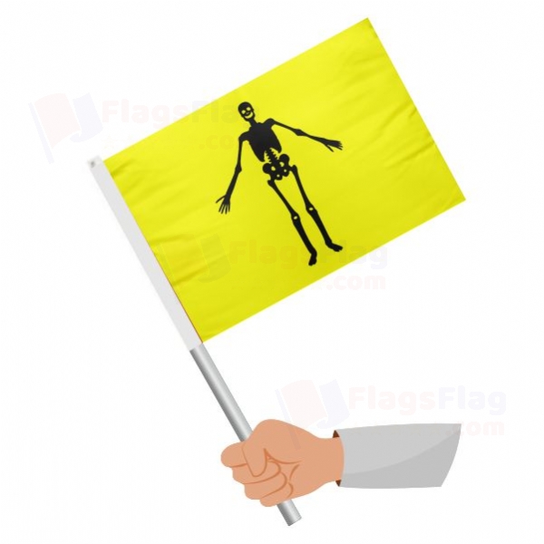 Jolly Roger described by William Betagh Stick Flag