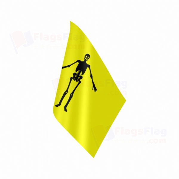 Jolly Roger described by William Betagh Table Flag