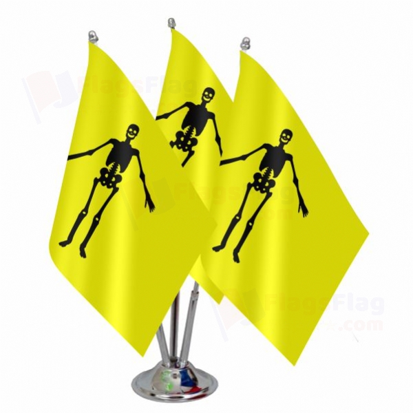 Jolly Roger described by William Betagh Triple Table Flag