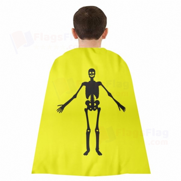Jolly Roger described by William Betagh Woven Fabric Cloak Digital Printing