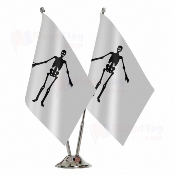 Jolly Roger La Buse Binary Table Flag