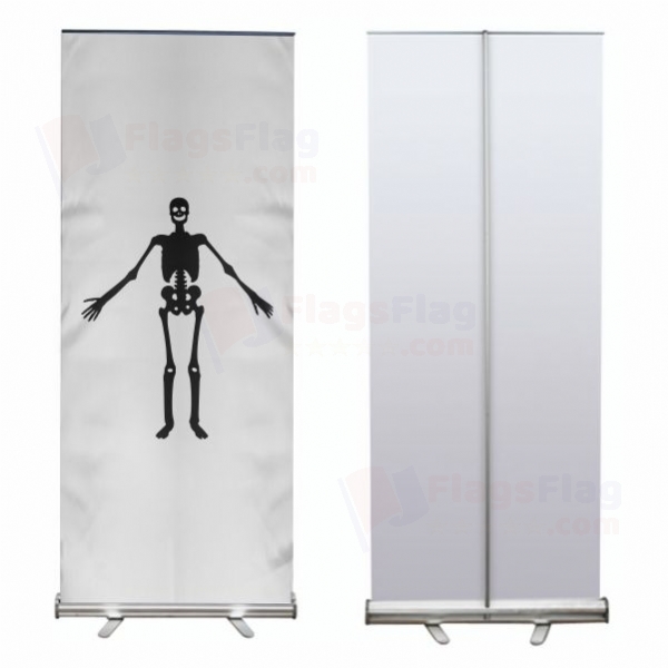 Jolly Roger La Buse Roll Up Banner