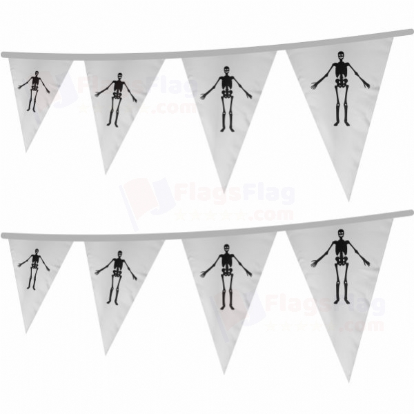 Jolly Roger La Buse Stringed Triangle Flag