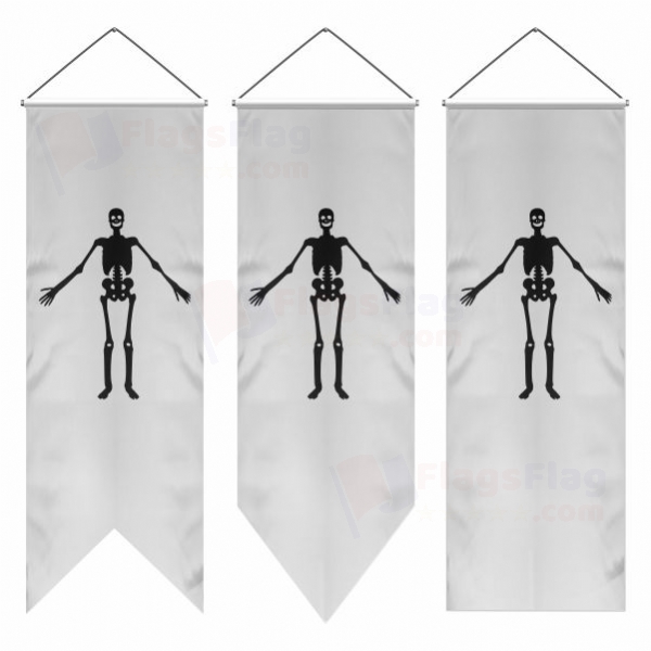 Jolly Roger La Buse Swallowtail Flags