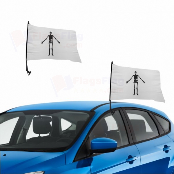 Jolly Roger La Buse Vehicle Convoy Flag