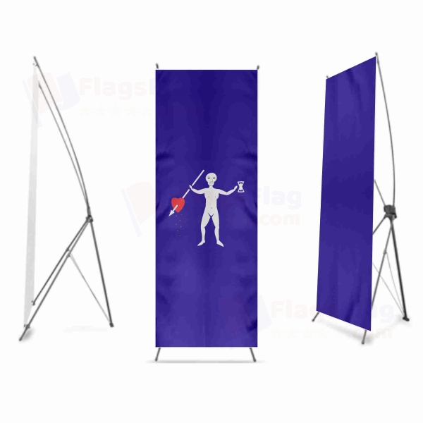 Jolly Roger Pirate Digital Print X Banner
