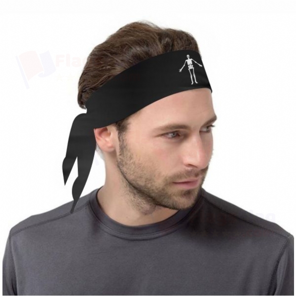 Jolly Roger pirate John Cole Digital Print Bandanas