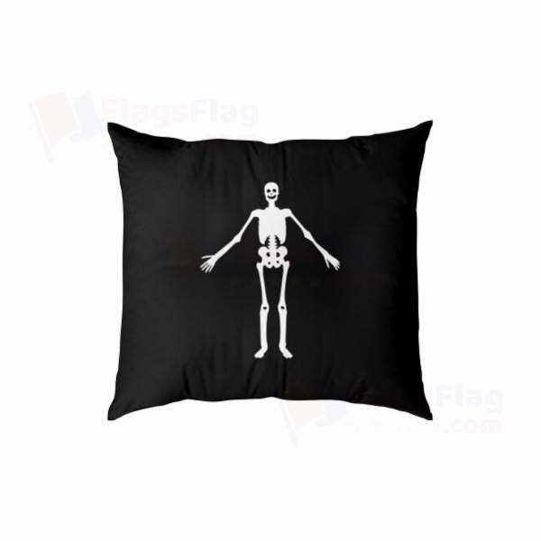 Jolly Roger pirate John Cole Digital Printed Pillow Cover