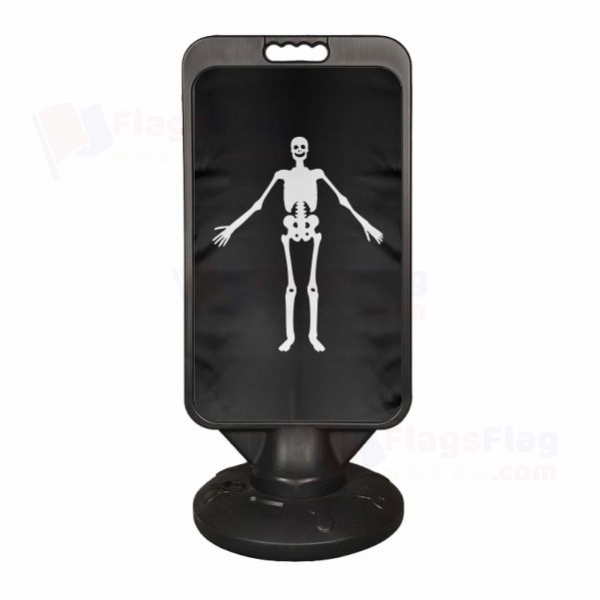 Jolly Roger pirate John Cole Plastic Advertising Pontoon