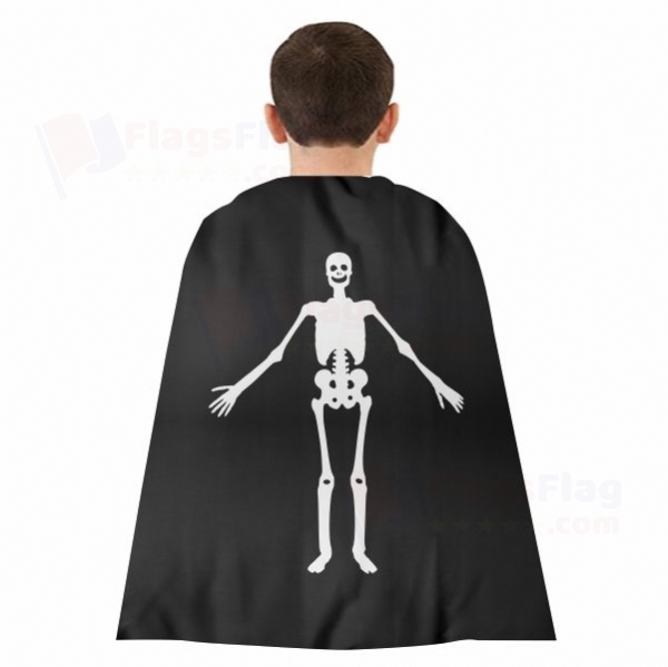 Jolly Roger pirate John Cole Woven Fabric Cloak Digital Printing