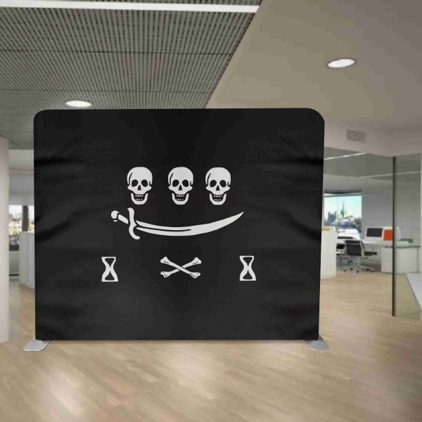 Jolly Roger Pirate Of Jean Thomas Dullien Background Stand Printing
