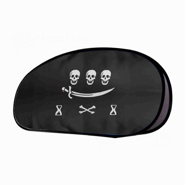 Jolly Roger Pirate Of Jean Thomas Dullien Horizontal Fabric Banner Display Stands