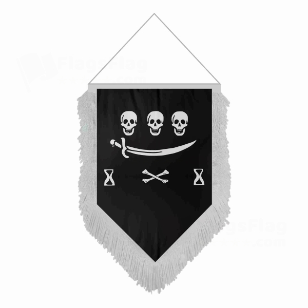 Jolly Roger Pirate Of Jean Thomas Dullien Pentagonal Flags