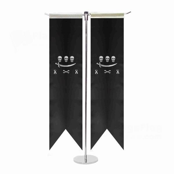 Jolly Roger Pirate Of Jean Thomas Dullien T Table Flags