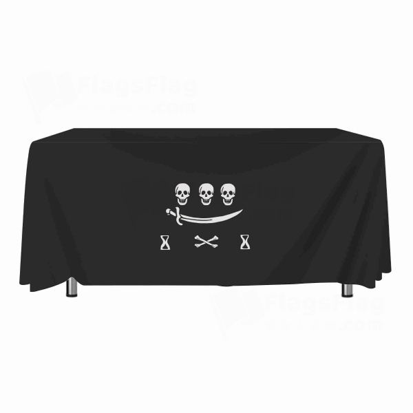 Jolly Roger Pirate Of Jean Thomas Dullien Tablecloth Models
