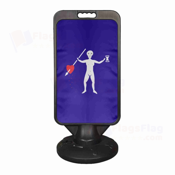 Jolly Roger Pirate Plastic Advertising Pontoon