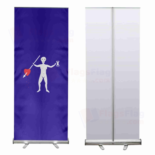Jolly Roger Pirate Roll Up Banner