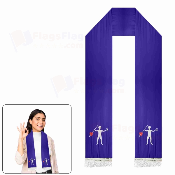 Jolly Roger Pirate Scarf Digital Printing